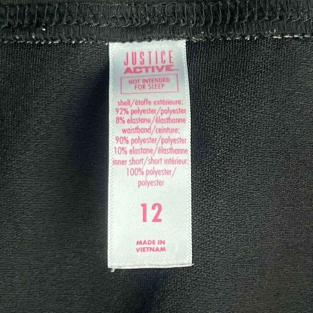 EUC Girls JUSTICE Active Athletic Shorts Bundle - Size 12